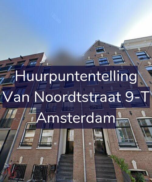 Foto gevel Huurpuntentelling voor Van Noordtstraat 9-T, Amsterdam