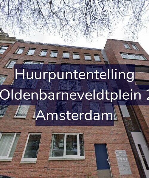 Foto gevel Huurpuntentelling voor Van Oldenbarneveldtplein 23-A, Amsterdam