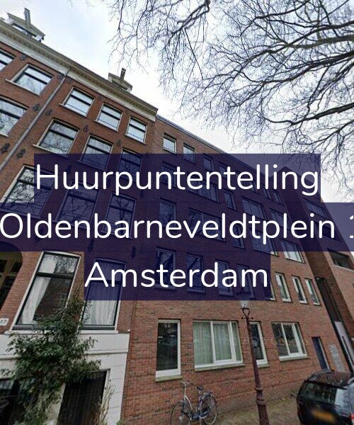 Foto gevel Huurpuntentelling voor Van Oldenbarneveldtplein 19-A, Amsterdam