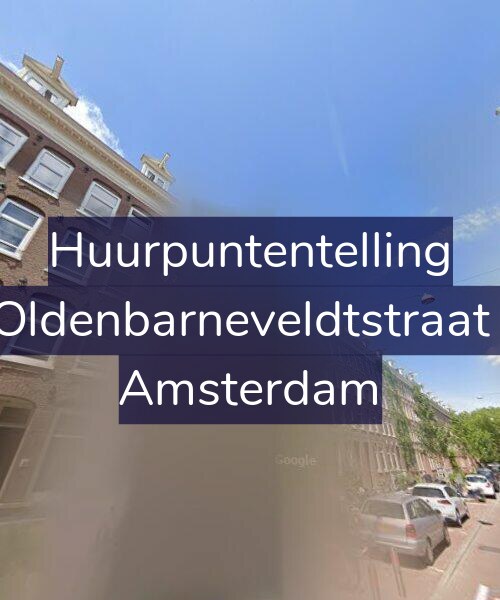 Foto gevel Huurpuntentelling voor Van Oldenbarneveldtstraat 32-1, Amsterdam