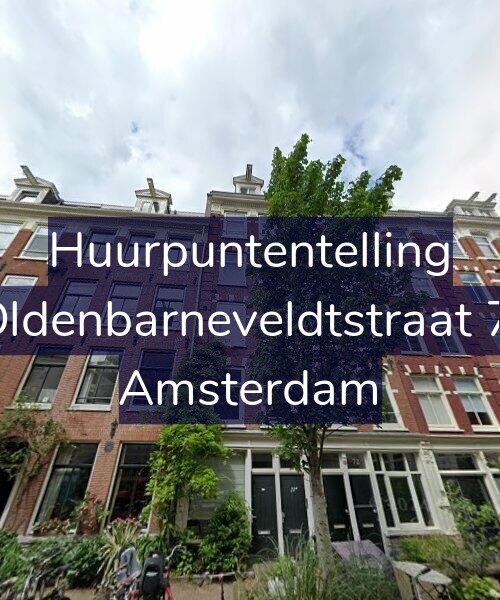 Foto gevel Huurpuntentelling voor Van Oldenbarneveldtstraat 72-A3, Amsterdam
