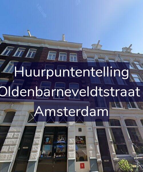Foto gevel Huurpuntentelling voor Van Oldenbarneveldtstraat 77-4, Amsterdam