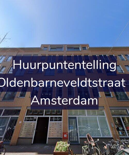 Foto gevel Huurpuntentelling voor Van Oldenbarneveldtstraat 54-N, Amsterdam