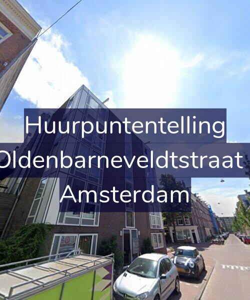 Foto gevel Huurpuntentelling voor Van Oldenbarneveldtstraat 43-D, Amsterdam