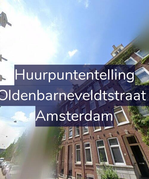 Foto gevel Huurpuntentelling voor Van Oldenbarneveldtstraat 30-2, Amsterdam