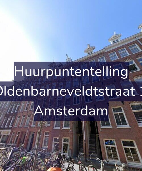 Foto gevel Huurpuntentelling voor Van Oldenbarneveldtstraat 100-3, Amsterdam