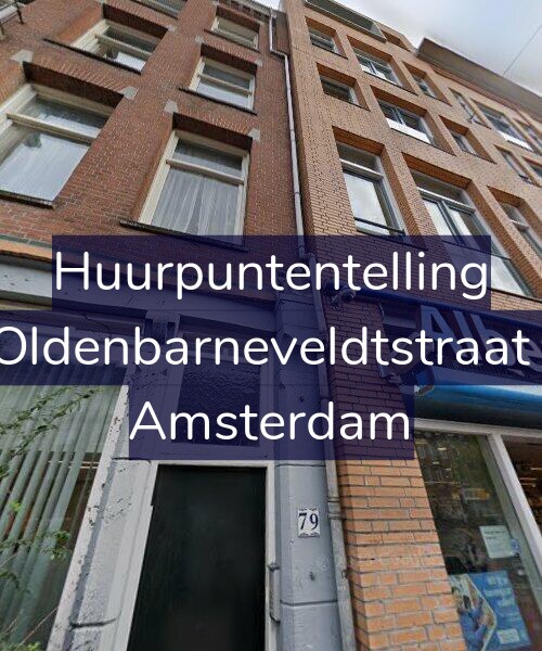 Foto gevel Huurpuntentelling voor Van Oldenbarneveldtstraat 52-S, Amsterdam