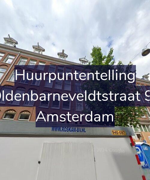 Foto gevel Huurpuntentelling voor Van Oldenbarneveldtstraat 96-AO, Amsterdam