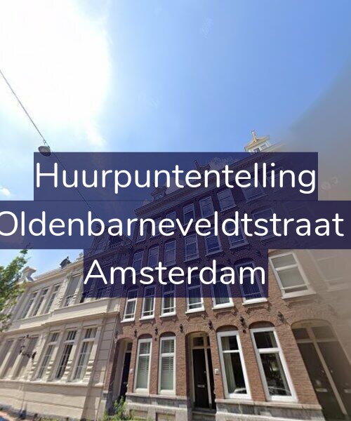 Foto gevel Huurpuntentelling voor Van Oldenbarneveldtstraat 40-2, Amsterdam