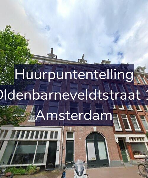 Foto gevel Huurpuntentelling voor Van Oldenbarneveldtstraat 108-1, Amsterdam