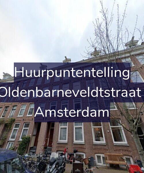 Foto gevel Huurpuntentelling voor Van Oldenbarneveldtstraat 10-4, Amsterdam