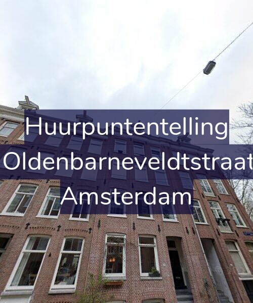 Foto gevel Huurpuntentelling voor Van Oldenbarneveldtstraat 4-3, Amsterdam