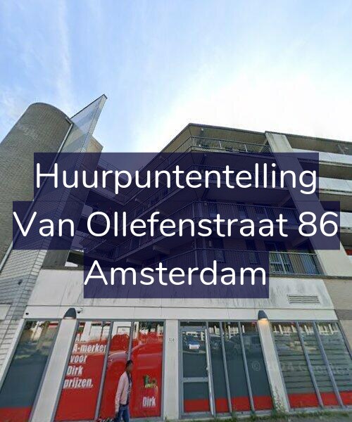 Foto gevel Huurpuntentelling voor Van Ollefenstraat 86, Amsterdam