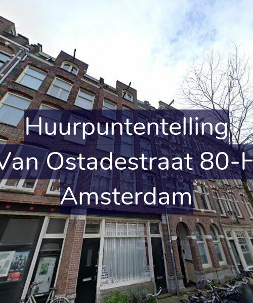 Foto gevel Huurpuntentelling voor Van Ostadestraat 80-H, Amsterdam