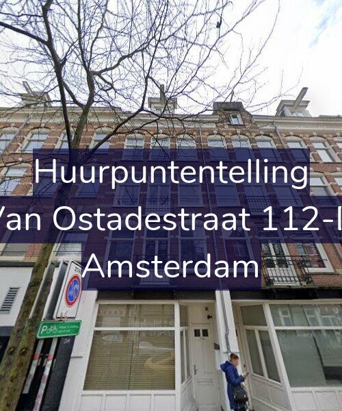 Foto gevel Huurpuntentelling voor Van Ostadestraat 112-D, Amsterdam