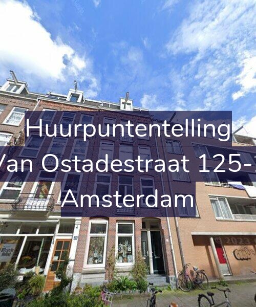 Foto gevel Huurpuntentelling voor Van Ostadestraat 125-2, Amsterdam