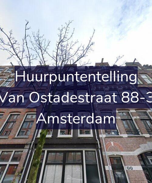 Foto gevel Huurpuntentelling voor Van Ostadestraat 88-3, Amsterdam