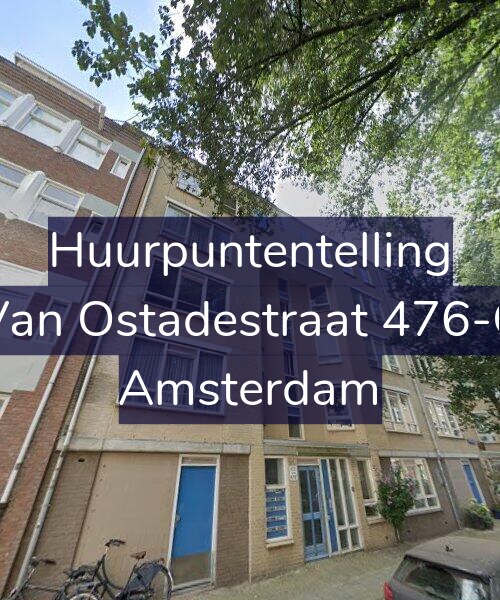 Foto gevel Huurpuntentelling voor Van Ostadestraat 476-C, Amsterdam