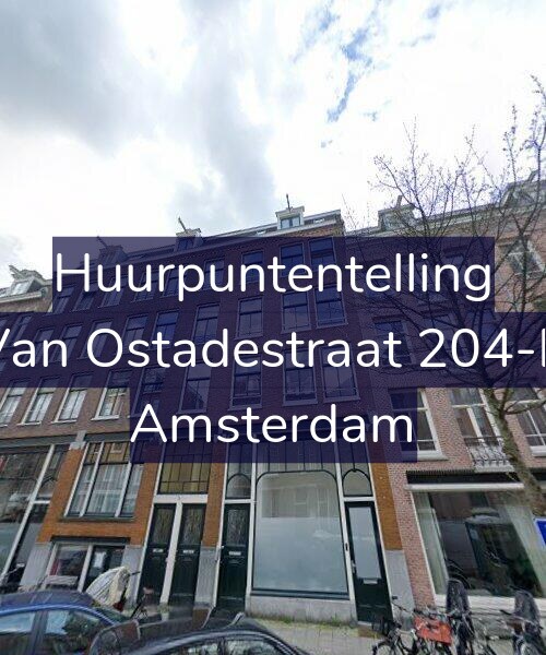 Foto gevel Huurpuntentelling voor Van Ostadestraat 204-B, Amsterdam