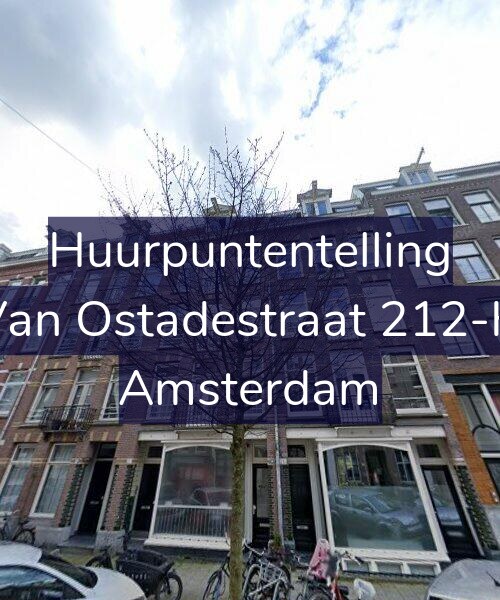 Foto gevel Huurpuntentelling voor Van Ostadestraat 212-H, Amsterdam