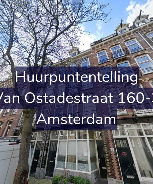 Foto gevel Huurpuntentelling voor Van Ostadestraat 160-3, Amsterdam