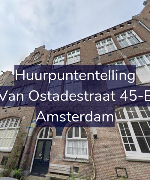Foto gevel Huurpuntentelling voor Van Ostadestraat 45-E, Amsterdam