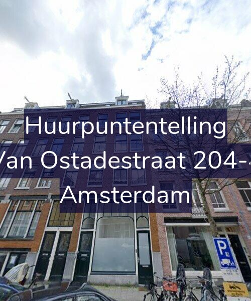 Foto gevel Huurpuntentelling voor Van Ostadestraat 204-4, Amsterdam