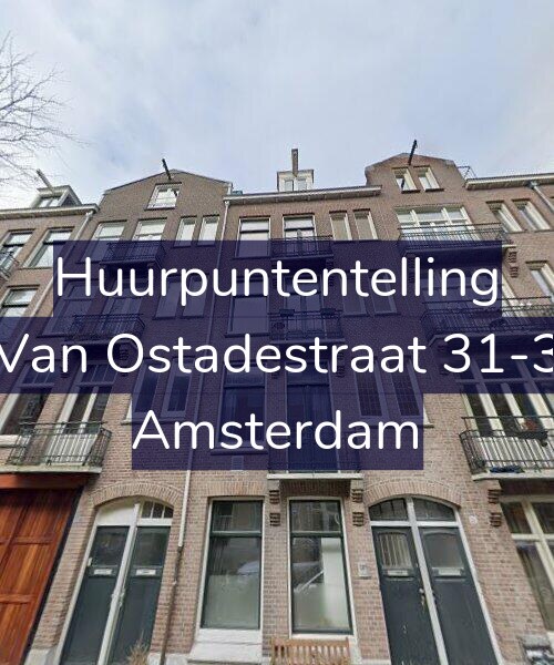 Foto gevel Huurpuntentelling voor Van Ostadestraat 31-3, Amsterdam