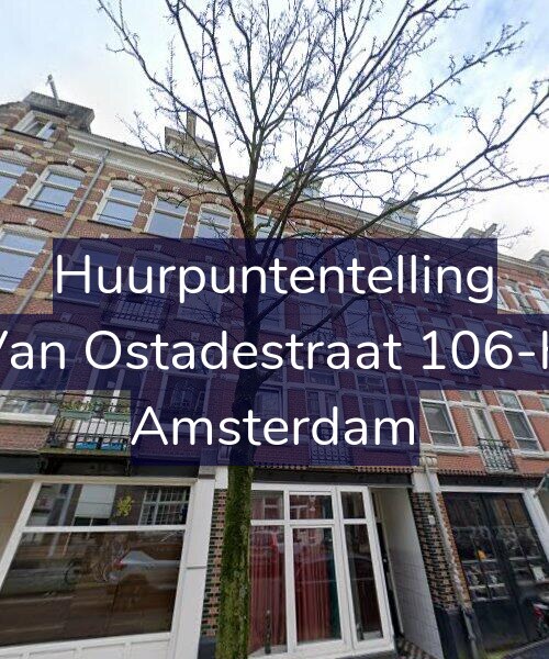 Foto gevel Huurpuntentelling voor Van Ostadestraat 106-H, Amsterdam