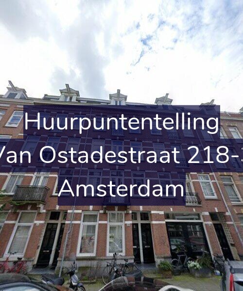 Foto gevel Huurpuntentelling voor Van Ostadestraat 218-3, Amsterdam