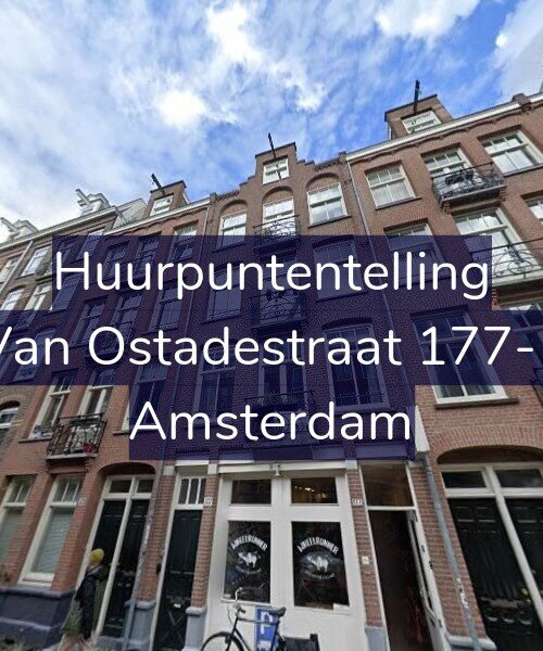 Foto gevel Huurpuntentelling voor Van Ostadestraat 177-1, Amsterdam