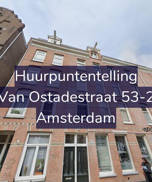 Foto gevel Huurpuntentelling voor Van Ostadestraat 53-2, Amsterdam