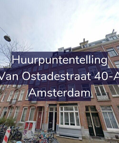 Foto gevel Huurpuntentelling voor Van Ostadestraat 40-A, Amsterdam