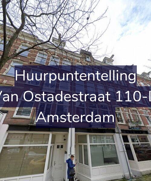 Foto gevel Huurpuntentelling voor Van Ostadestraat 110-D, Amsterdam