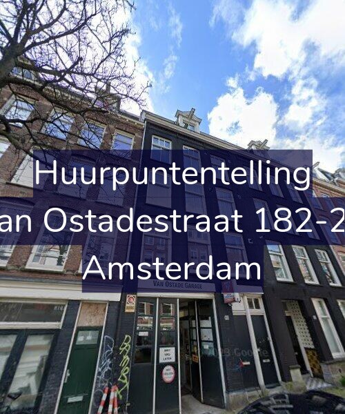 Foto gevel Huurpuntentelling voor Van Ostadestraat 182-2V, Amsterdam