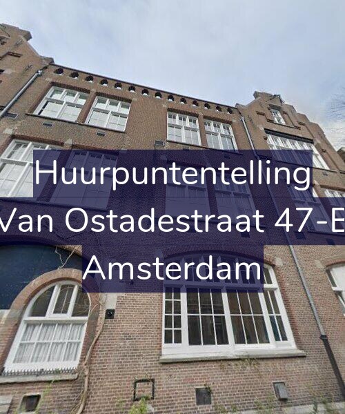 Foto gevel Huurpuntentelling voor Van Ostadestraat 47-B, Amsterdam