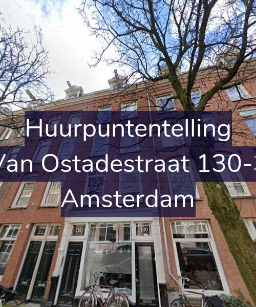 Foto gevel Huurpuntentelling voor Van Ostadestraat 130-3, Amsterdam
