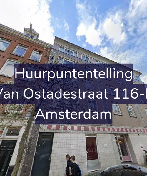 Foto gevel Huurpuntentelling voor Van Ostadestraat 116-P, Amsterdam