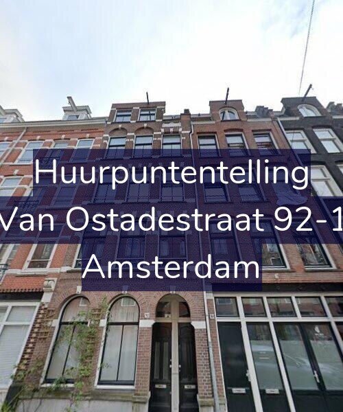 Foto gevel Huurpuntentelling voor Van Ostadestraat 92-1, Amsterdam