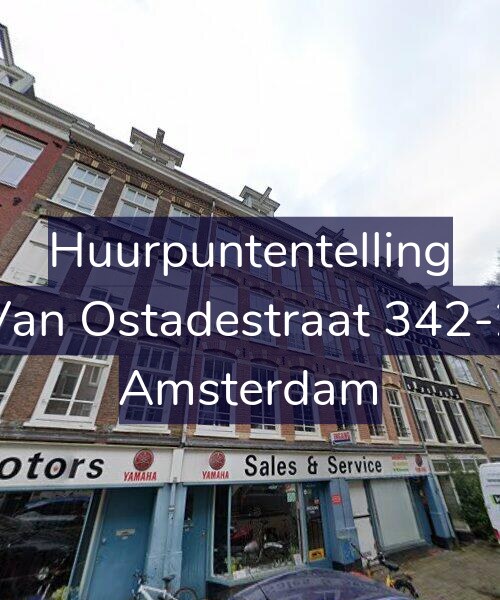 Foto gevel Huurpuntentelling voor Van Ostadestraat 342-2, Amsterdam