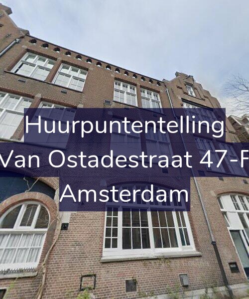Foto gevel Huurpuntentelling voor Van Ostadestraat 47-F, Amsterdam