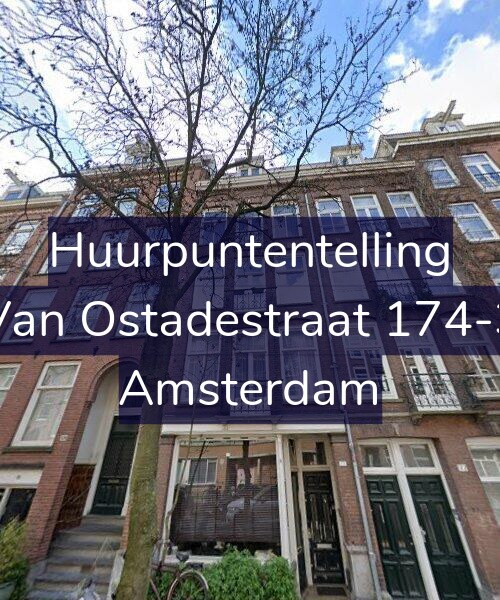 Foto gevel Huurpuntentelling voor Van Ostadestraat 174-3, Amsterdam