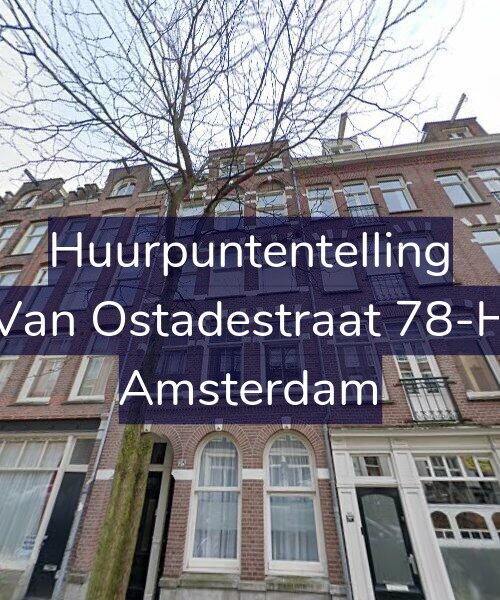 Foto gevel Huurpuntentelling voor Van Ostadestraat 78-H, Amsterdam