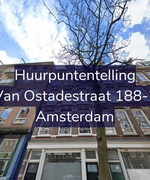 Foto gevel Huurpuntentelling voor Van Ostadestraat 188-2, Amsterdam