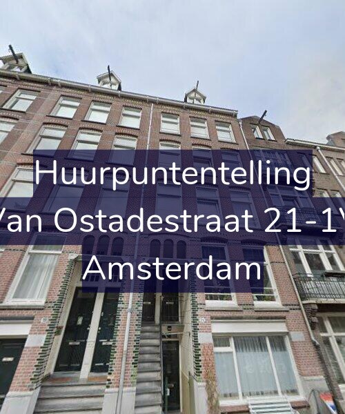 Foto gevel Huurpuntentelling voor Van Ostadestraat 21-1V, Amsterdam
