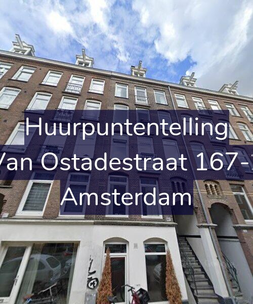 Foto gevel Huurpuntentelling voor Van Ostadestraat 167-2, Amsterdam