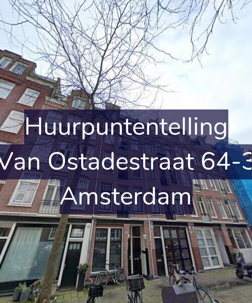 Foto gevel Huurpuntentelling voor Van Ostadestraat 64-3, Amsterdam