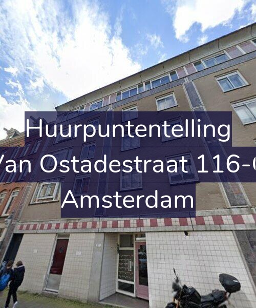 Foto gevel Huurpuntentelling voor Van Ostadestraat 116-G, Amsterdam
