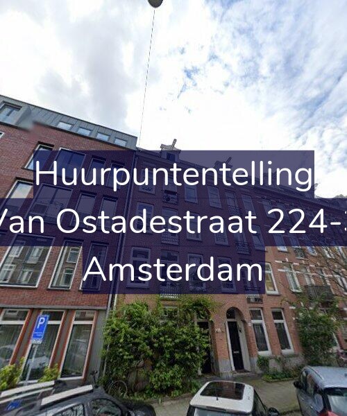 Foto gevel Huurpuntentelling voor Van Ostadestraat 224-3, Amsterdam
