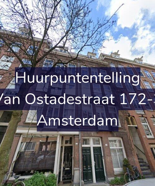 Foto gevel Huurpuntentelling voor Van Ostadestraat 172-3, Amsterdam